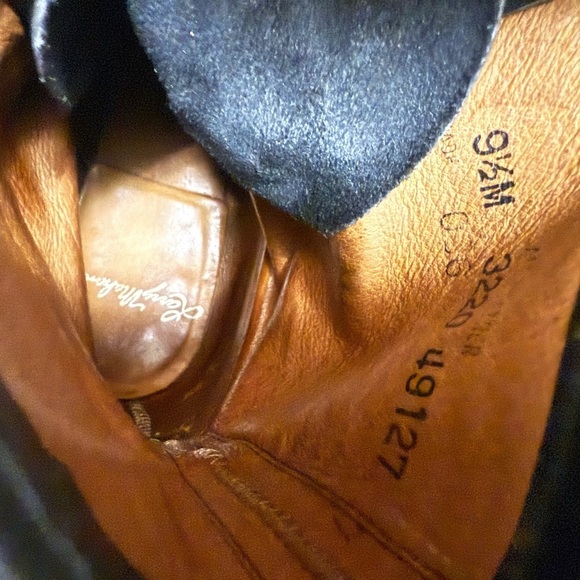 Larry Mahan 9.5 EUC minor wear Black Lace-Up Women's Boots- front tassel - Picture 4 of 16